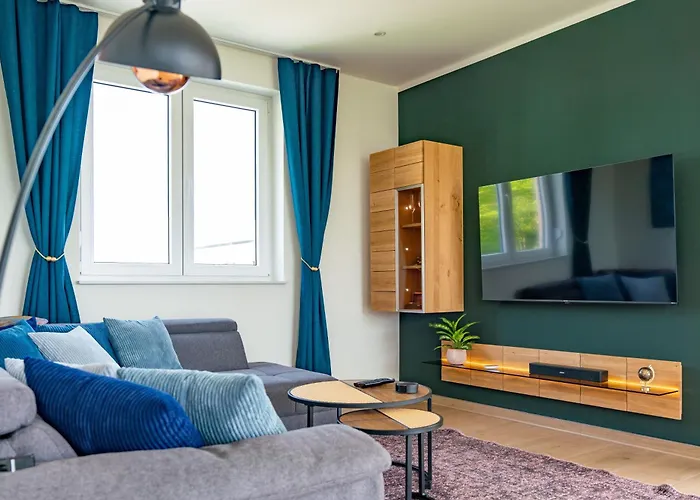 Apartment Sonnendeck - Mit Dachterrasse, Seeblick, Parkplatz, Fahrradschuppen, King-size Bett - Seenah Relaxen *